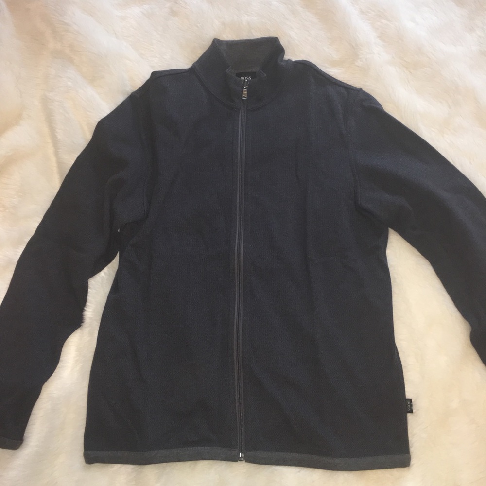 🔥Hugo Boss men’s zip up cardigan size XL